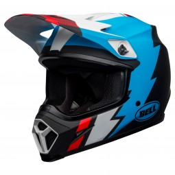 KASK BELL MX-9 MIPS STRIKE MATTE BLACK/BLUE/WHITE