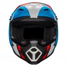 KASK BELL MX-9 MIPS STRIKE MATTE BLACK/BLUE/WHITE