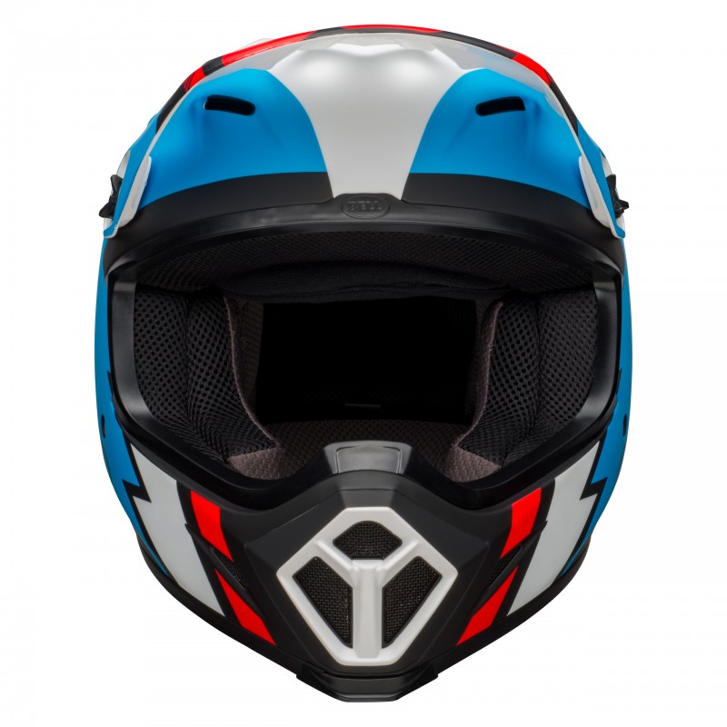 KASK BELL MX-9 MIPS STRIKE MATTE BLACK/BLUE/WHITE