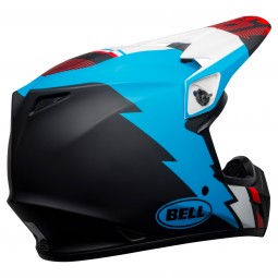 KASK BELL MX-9 MIPS STRIKE MATTE BLACK/BLUE/WHITE