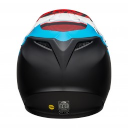 KASK BELL MX-9 MIPS STRIKE MATTE BLACK/BLUE/WHITE
