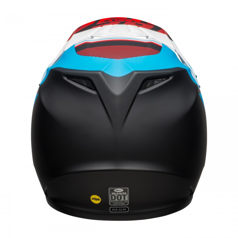KASK BELL MX-9 MIPS STRIKE MATTE BLACK/BLUE/WHITE