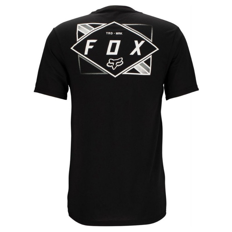 T-SHIRT FOX BURNT TECH BLACK