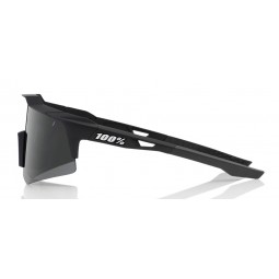 Okulary 100% SPEEDCRAFT XS Soft Tact Black - Smoke Lens (Szkła Czarne Smoke, LT 12% + Szkła Przeźroczyste, LT 93%) (NEW)