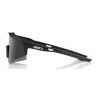 Okulary 100% SPEEDCRAFT XS Soft Tact Black - Smoke Lens (Szkła Czarne Smoke, LT 12% + Szkła Przeźroczyste, LT 93%) (NEW)