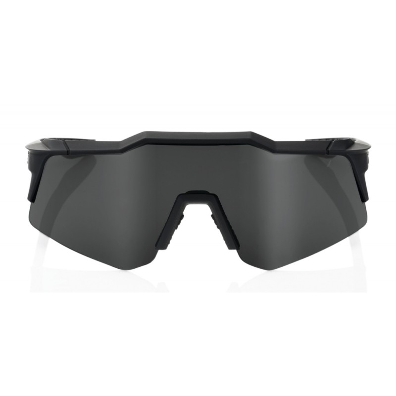 Okulary 100% SPEEDCRAFT XS Soft Tact Black - Smoke Lens (Szkła Czarne Smoke, LT 12% + Szkła Przeźroczyste, LT 93%) (NEW)