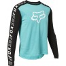 KOSZULKA ROWEROWA FOX JUNIOR Z DŁUGIM RĘKAWEM RANGER DR TEAL