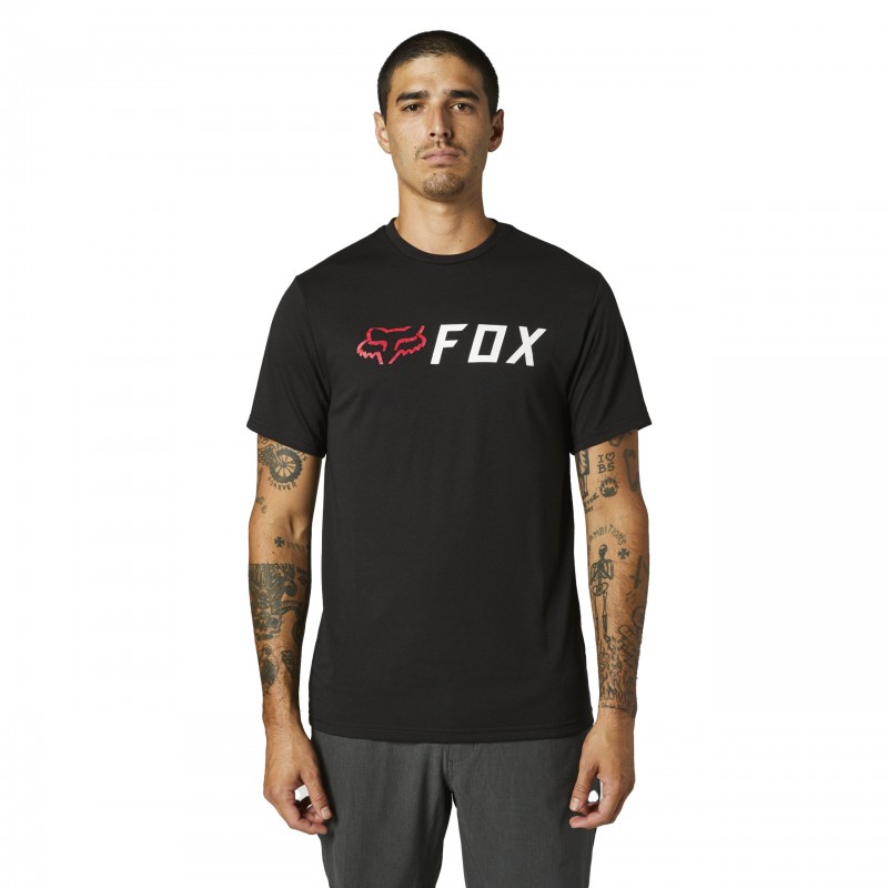 T-SHIRT FOX APEX TECH BLACK/RED