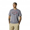 T-SHIRT FOX BADGE TECH HEATHER GRAPHITE