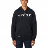 BLUZA FOX Z KAPTUREM NA ZAMEK APEX BLACK/WHITE