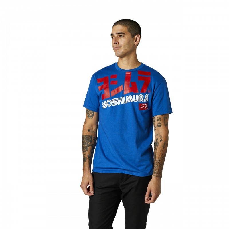 T-SHIRT FOX YOSHIMURA OVERSIZED ROYAL BLUE