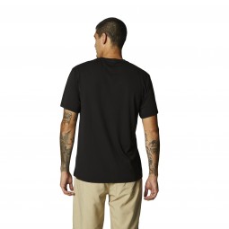 T-SHIRT FOX BADGE TECH BLACK