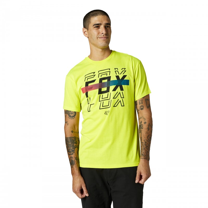 T-SHIRT FOX CRANKER FLO YELLOW