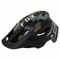KASK ROWEROWY FOX SPEEDFRAME PRO GREEN CAMO