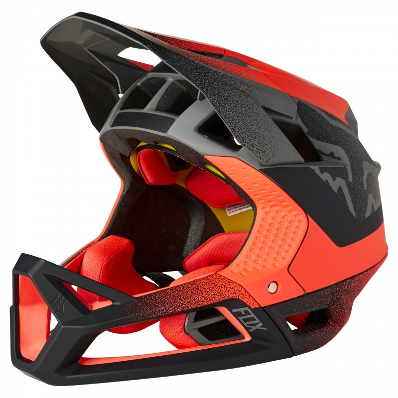 KASK ROWEROWY FOX PROFRAME VAPOR WHITE/RED/BLACK