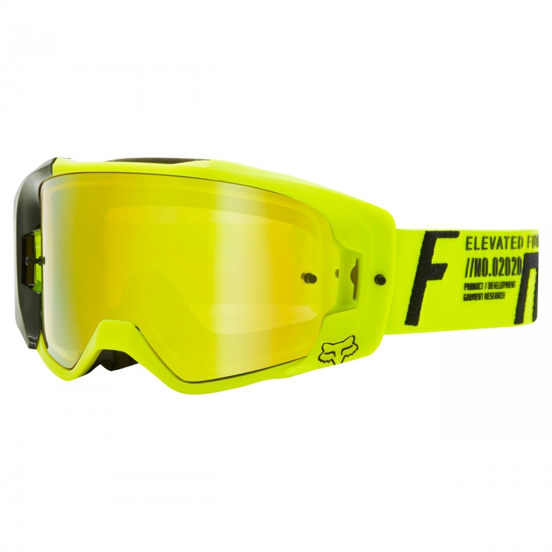 GOGLE FOX VUE RIGZ YELLOW - SZYBA SPARK YELLOW (1 SZYBA W ZESTAWIE, ZRYWKI W ZESTAWIE)