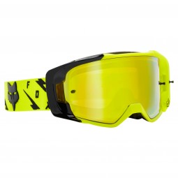 GOGLE FOX VUE RIGZ YELLOW - SZYBA SPARK YELLOW (1 SZYBA W ZESTAWIE, ZRYWKI W ZESTAWIE)