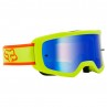GOGLE FOX MAIN BARREN YELLOW - SZYBA SPARK BLUE ( 1 SZYBA W ZESTAWIE)