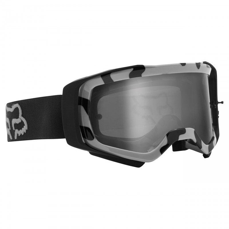 GOGLE FOX AIR SPACE STRAY BLACK - SZYBA DARK GREY + CLEAR (2 SZYBY W ZESTAWIE)
