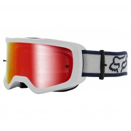 GOGLE FOX MAIN BARREN WHITE - SZYBA SPARK RED (1 SZYBA W ZESTAWIE)
