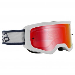 GOGLE FOX MAIN BARREN WHITE - SZYBA SPARK RED (1 SZYBA W ZESTAWIE)