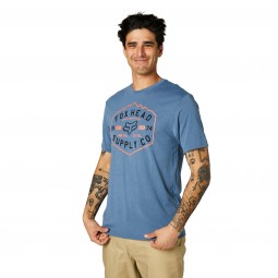 T-SHIRT FOX BACKBONE TECH MATTE BLUE