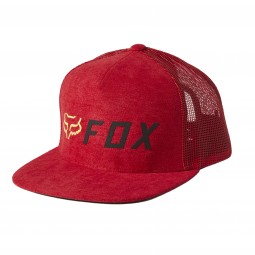 CZAPKA Z DASZKIEM FOX APEX SNAPBACK RED/BLACK