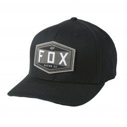 CZAPKA Z DASZKIEM FOX EMBLEM FLEXFIT BLACK