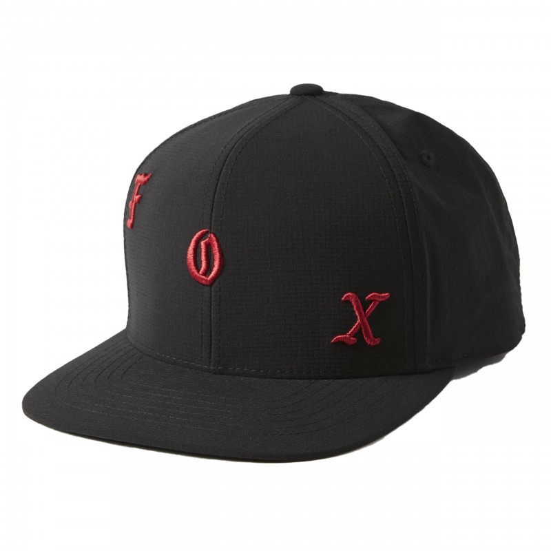 CZAPKA Z DASZKIEM FOX CHOP SHOP SNAPBACK BLACK