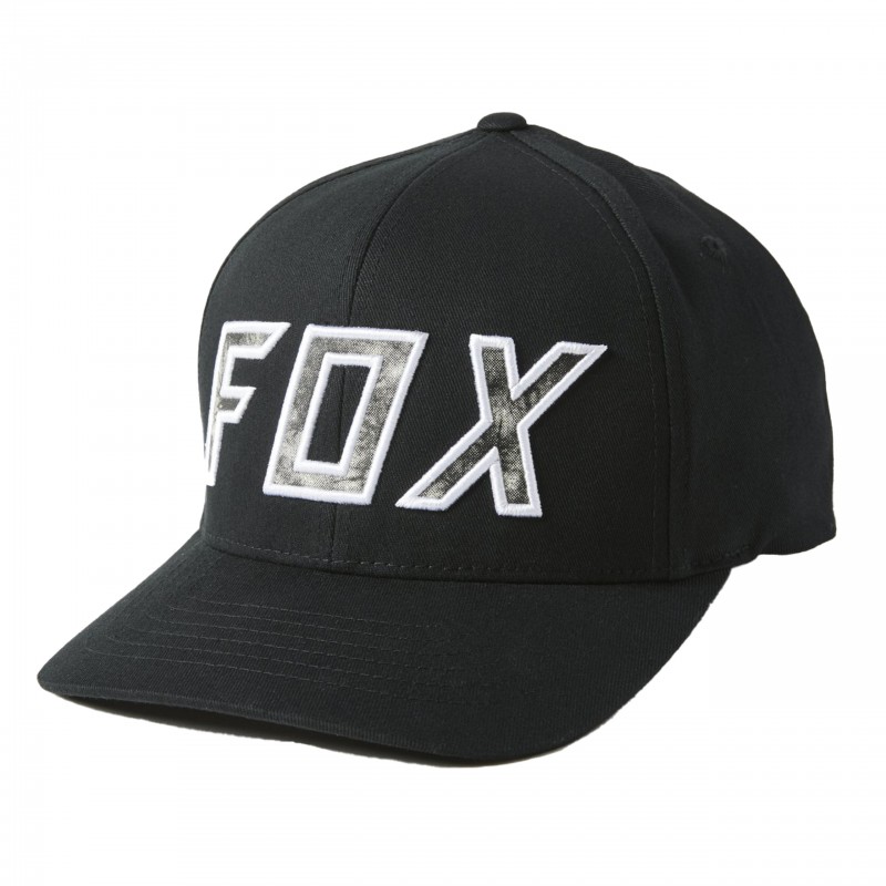 CZAPKA Z DASZKIEM FOX DOWN N DIRTY FLEXFIT BLACK/WHITE