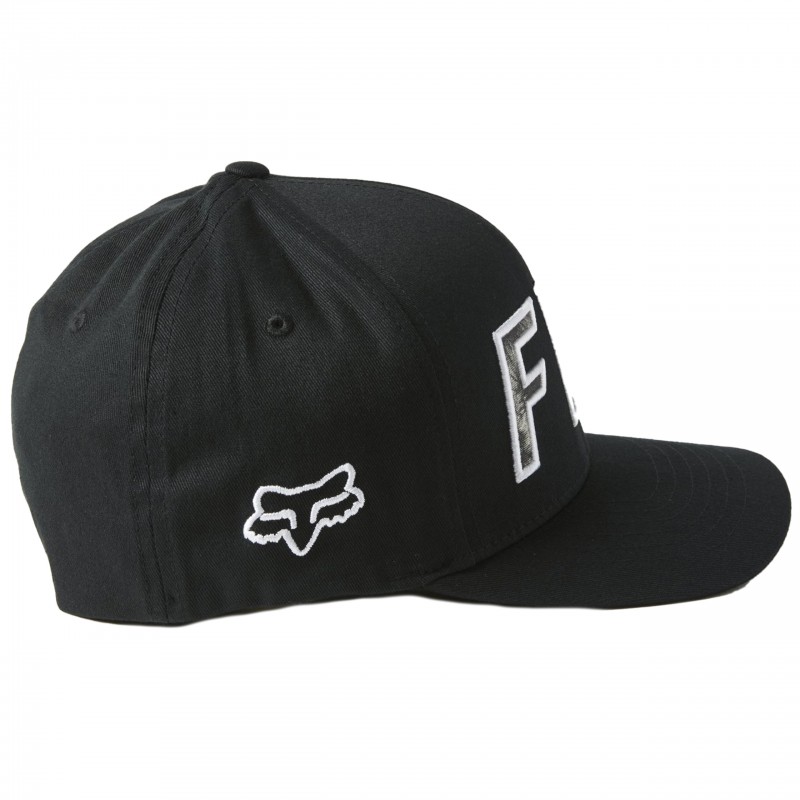 CZAPKA Z DASZKIEM FOX DOWN N DIRTY FLEXFIT BLACK/WHITE