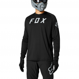 KOSZULKA ROWEROWA FOX Z DŁUGIM RĘKAWEM DEFEND BLACK