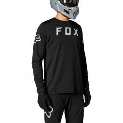 KOSZULKA ROWEROWA FOX Z DŁUGIM RĘKAWEM DEFEND BLACK