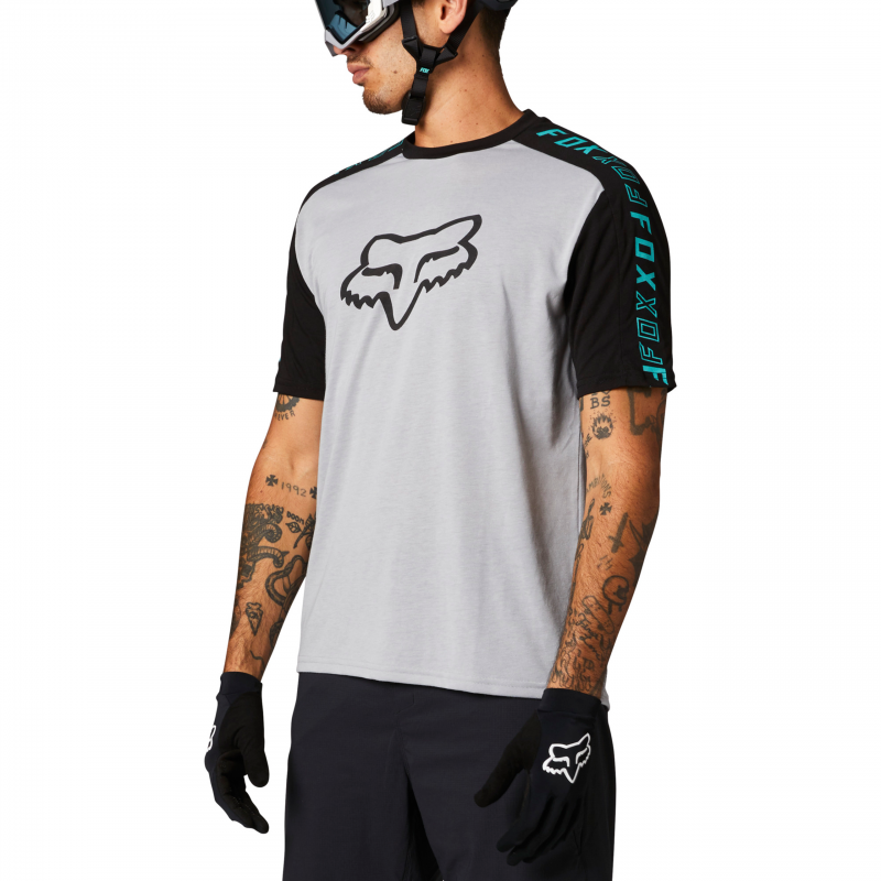 KOSZULKA ROWEROWA FOX RANGER DR STEEL GREY