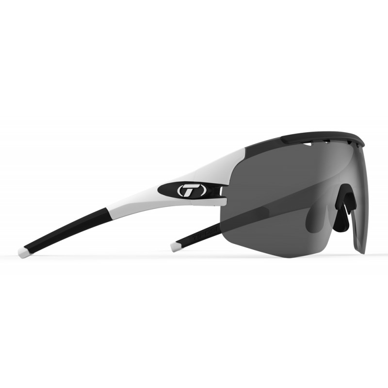 Okulary TIFOSI SLEDGE LITE matte white (3szkła Smoke, AC Red, Clear) (NEW)
