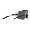 Okulary TIFOSI SLEDGE LITE matte white (3szkła Smoke, AC Red, Clear) (NEW)