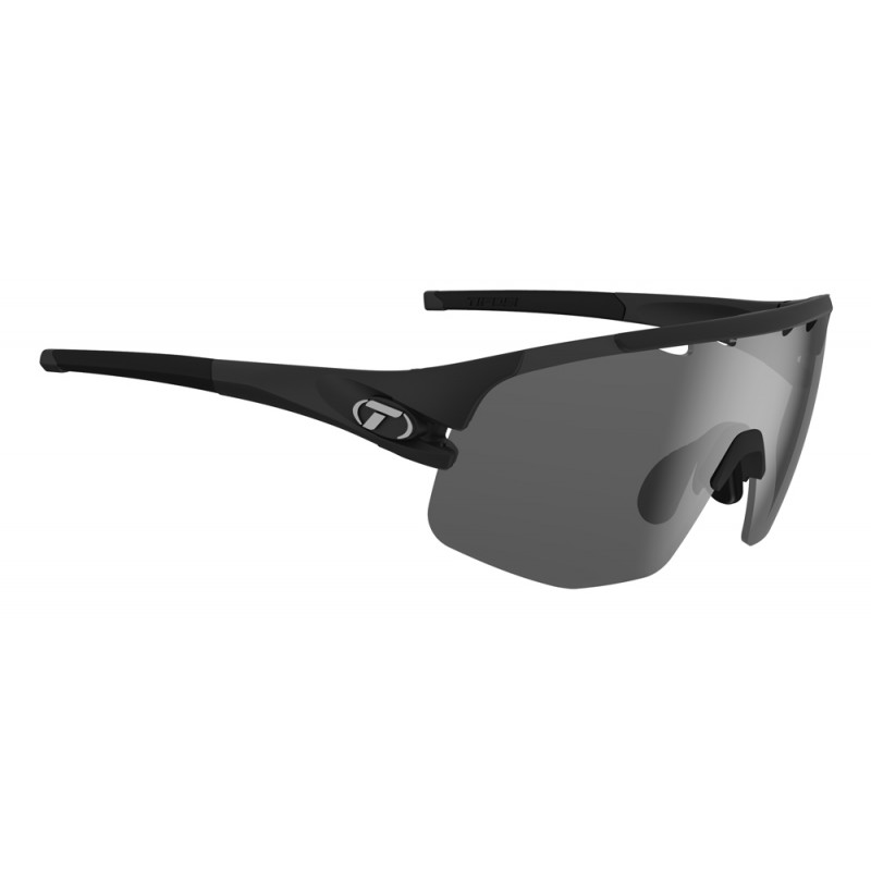 Okulary TIFOSI SLEDGE LITE matte black (3szkła Smoke, AC Red, Clear) (NEW)