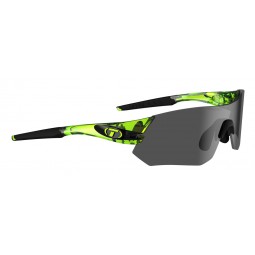 Okulary TIFOSI TSALI crystal neon green (3szkła Smoke, AC Red, Clear) (NEW)