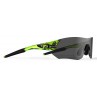 Okulary TIFOSI TSALI crystal neon green (3szkła Smoke, AC Red, Clear) (NEW)