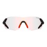 Okulary TIFOSI TSALI FOTOTEC matte black (1szkło Clarion Red FOTOCHROM) (NEW)