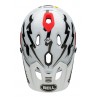 Kask full face BELL SUPER DH MIPS SPHERICAL fasthouse matte gloss black white roz. S (52–56 cm) (NEW)