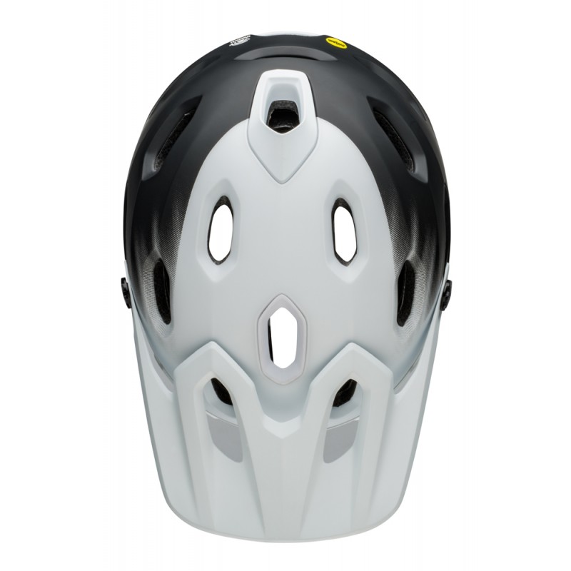 Kask full face BELL SUPER DH MIPS SPHERICAL matte black white roz. S (52–56 cm) (NEW)