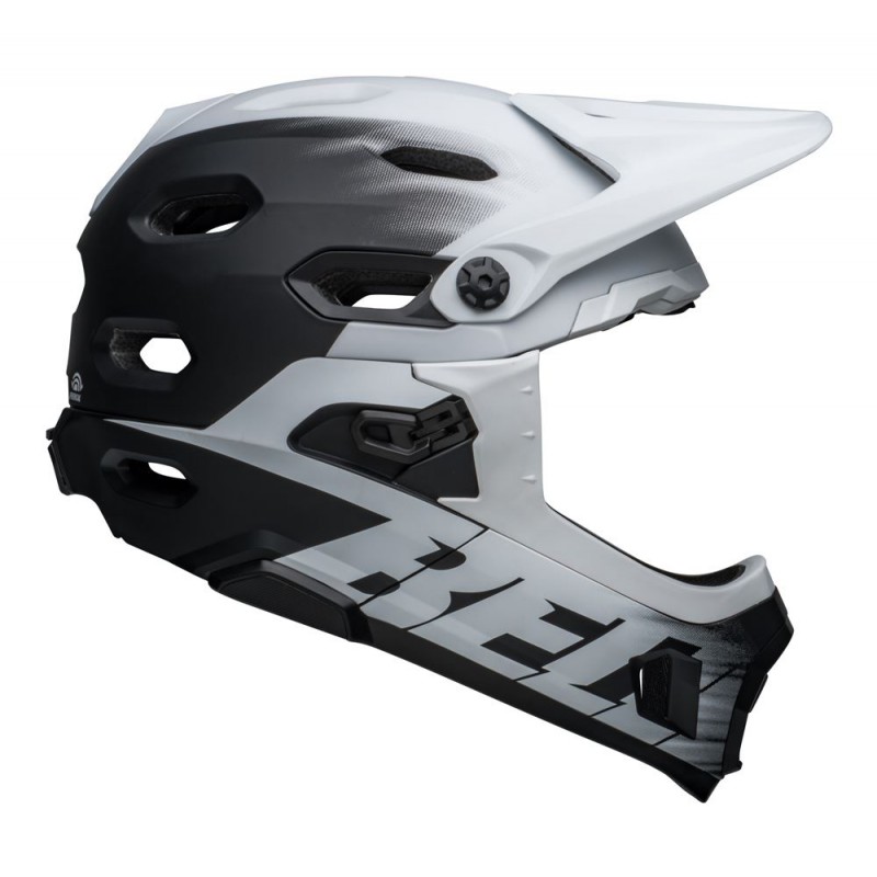 Kask full face BELL SUPER DH MIPS SPHERICAL matte black white roz. M (55-59 cm) (NEW)