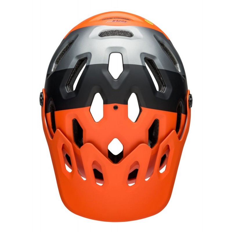 Kask full face BELL SUPER 3R MIPS matte orange black roz. S (52–56 cm) (NEW)