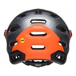 Kask full face BELL SUPER 3R MIPS matte orange black roz. M (55-59 cm) (NEW)