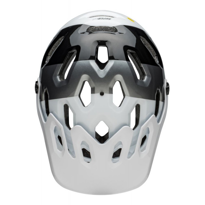 Kask full face BELL SUPER 3R MIPS matte white black roz. S (52–56 cm) (NEW)