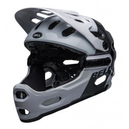 Kask full face BELL SUPER 3R MIPS matte white black roz. M (55-59 cm) (NEW)