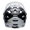 Kask full face BELL SUPER 3R MIPS matte white black roz. M (55-59 cm) (NEW)