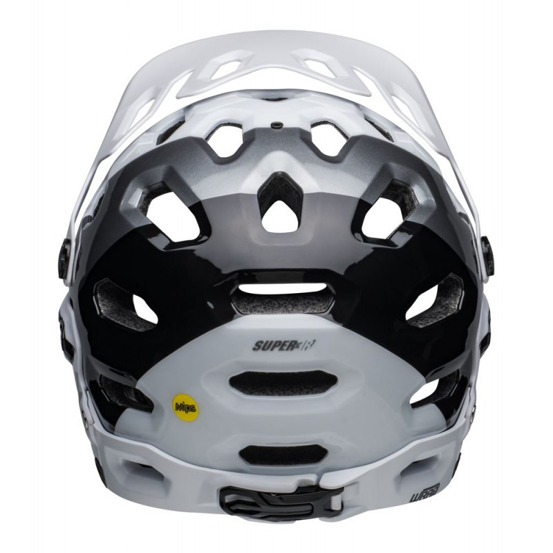 Kask full face BELL SUPER 3R MIPS matte white black roz. L (58-62 cm) (NEW)