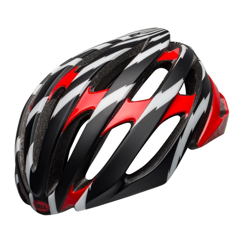 Kask szosowy BELL STRATUS INTEGRATED MIPS matte gloss black red white roz. M (55–59 cm) (NEW)